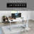 VIVO Single Motor Electric Desk with Push Button Memory Controller-97735804-97735800
