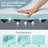 2 Inch Gel Memory Foam Mattress Topper High Density Cooling Pad Pressure Relief Bed Topper with Removable Washable Cover-303634257