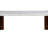 Rectangular Marble Top with Marble Base Dining Table
