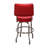 Retro Home Single Ring Upholstered Swivel Bar & Counter Stool with Back-48367128-18734011