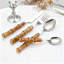 Ensemble de couverts en acier inoxydable de qualité supérieure - coutellerie durable, résistante à la rouille et lavable au lave-vaisselle pour la maison, les fêtes et les restaurants
