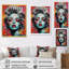 Personnage rétro V, impression sur toile-787479609-787479613