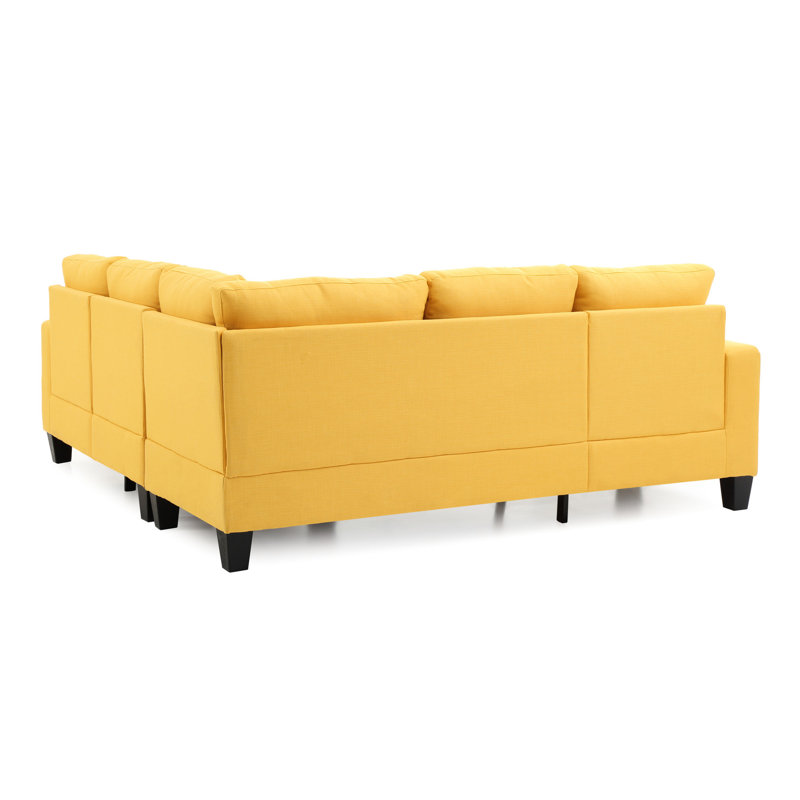 Mobilier modulaire jaune pour appartements - Mousse enveloppée et design confortable