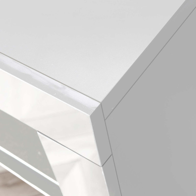 Sideboard Storage Cabinet High Gloss With LED Light