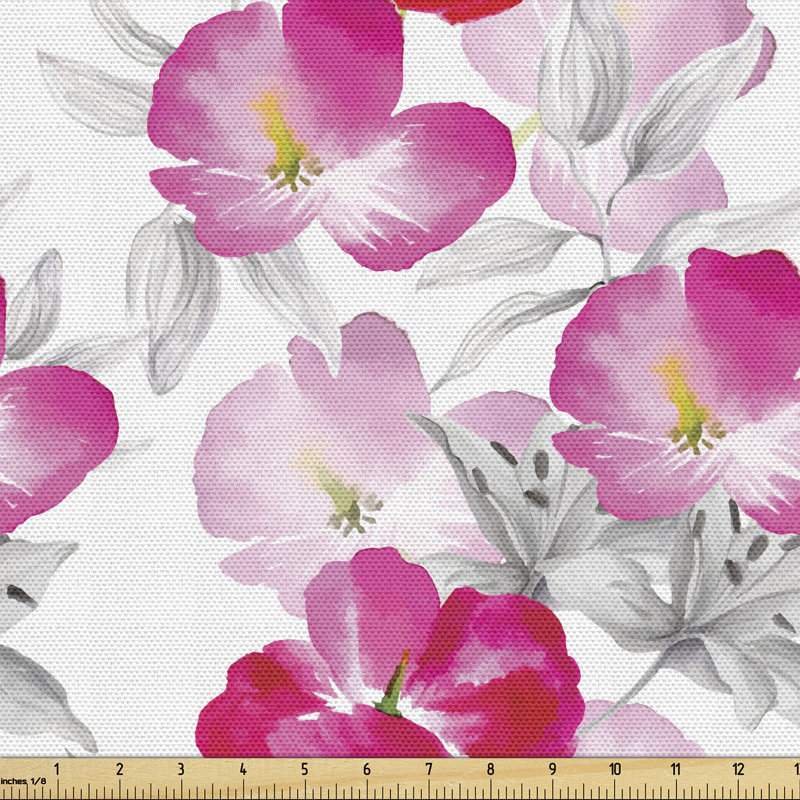 Tissu fleuri, l 58 po x L 180 po