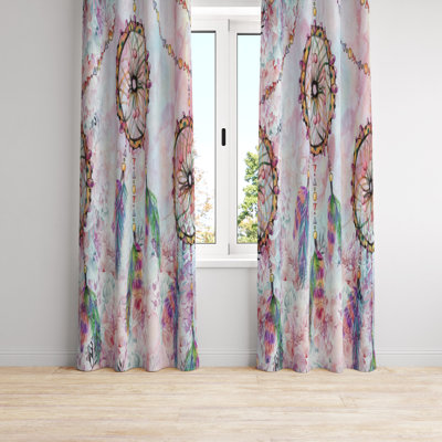 Semi Sheer Curtain Pair