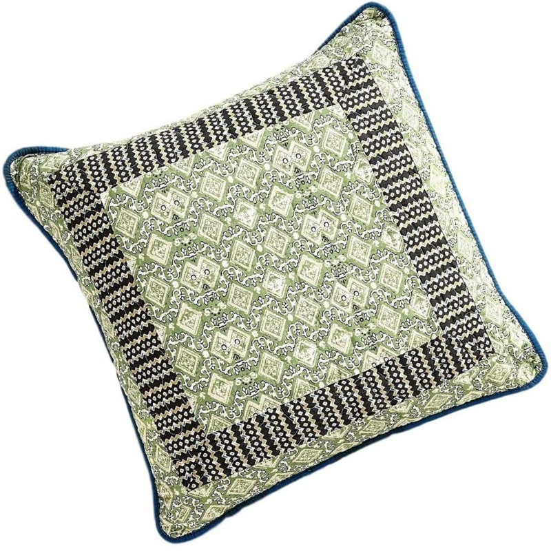 Embroidered Cotton Pillow Cover