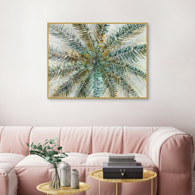 Fanned Palms By Studio Arts Framed Wall Art