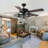 Rustic Ceiling Fan With Light