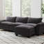 Canapé modulaire de luxe avec repose-pieds-1826262817