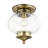 Shielo Glass Flush Mount-22508932-22508934