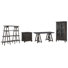 Desk With Lateral File Bookshelf And Door Bookcase