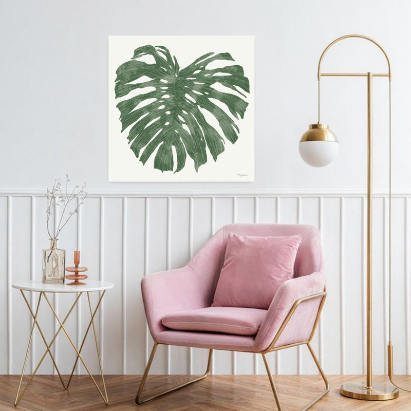 Philodendron tropical avec feuilles tropicales, H 32 po x l 32 po