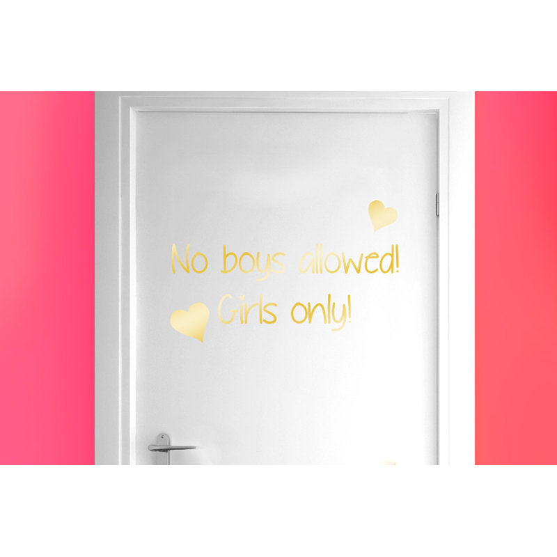 Wall Decal, Shiny Gold