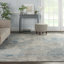 Tapis abstrait gris / bleu Jacey-142451029
