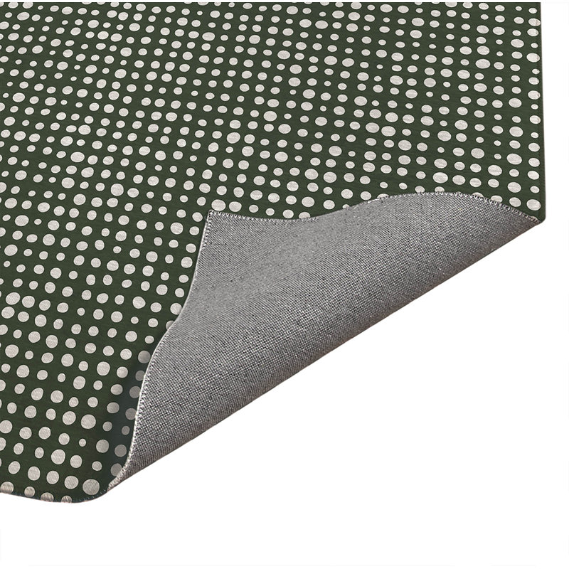 Assorted Dots Non-Slip Outdoor Rug, Rectangle 5' x 7'