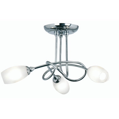 Beldon Frosted Glass Full Track Lighting Kit
