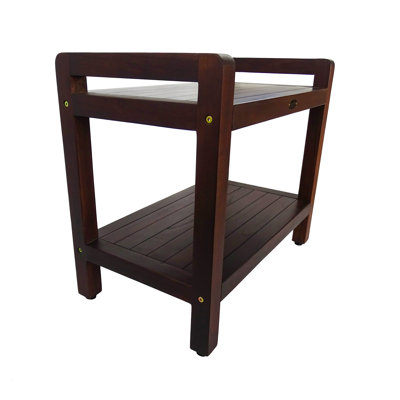 DecoTeak 24" W Teak Shower Bench