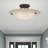Aneudi Glass Semi Flush Mount-21132053