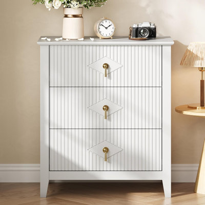 3Drawer Flute Dress Black