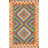 Geometric Wool Kilim Oriental Rug 3x4