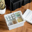 Organisateur de bacs de rangement en plastique blanc Like-it-106884486-106884492