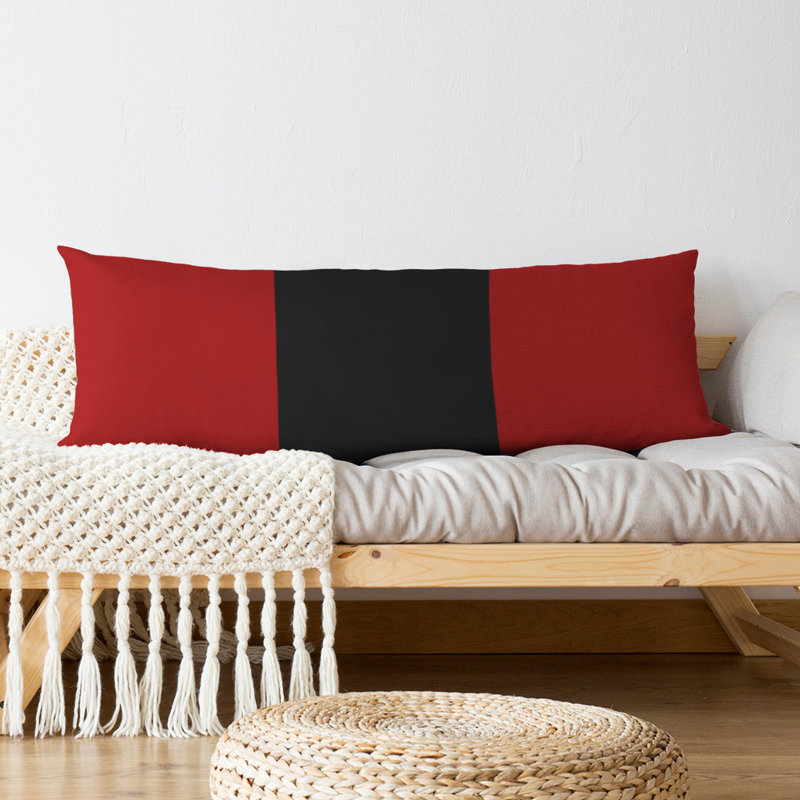 Polyester Medium Pillow, Red and Black, San Francisco Football