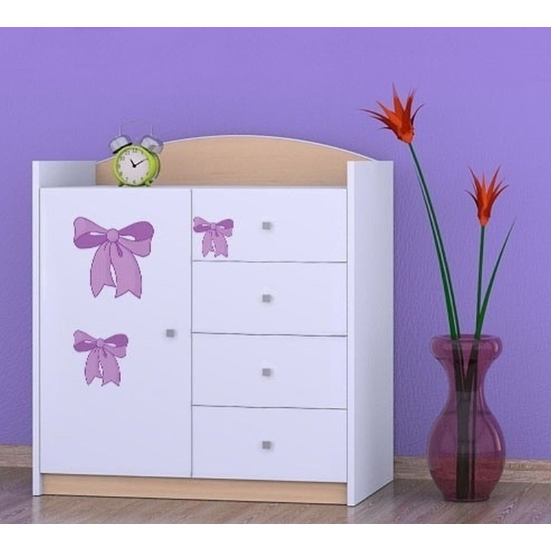 Neuman Kids 4 - Drawer Combo Dresser, Beige