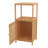 Bamboo 1-Door Storage Cabinet