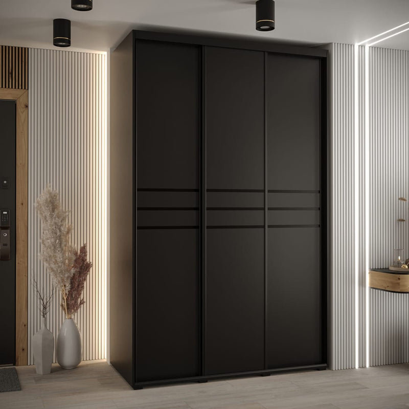 Cannes X 3 Door Steel Wardrobe