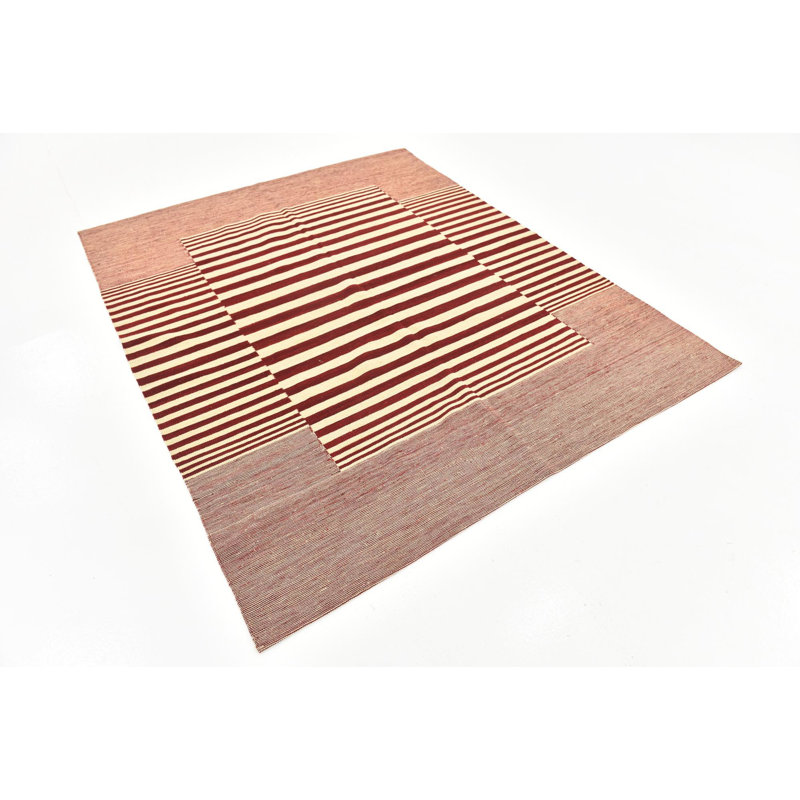 Square Jessen Red Rug