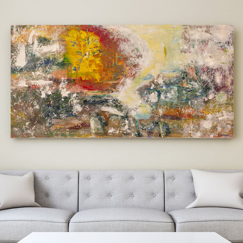 Lion Head Painting by Irina Gorbman, 24" H x 36" W
