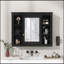 Armoire de salle de bain murale moderne avec plusieurs options de rangement et un design élégant-426231019
