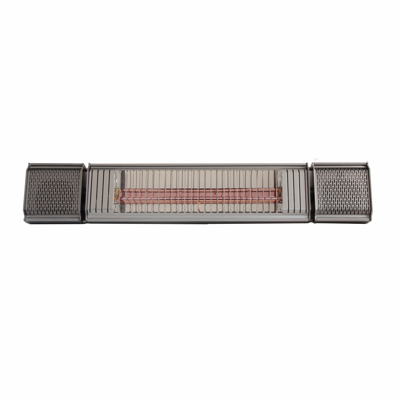 Gunmetal Gray Aluminum Electric Wall Mount Patio Heater