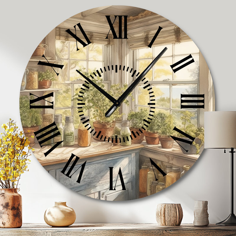 Horloge murale Old Farmhouse Kitchen I - Kitchen, Grand