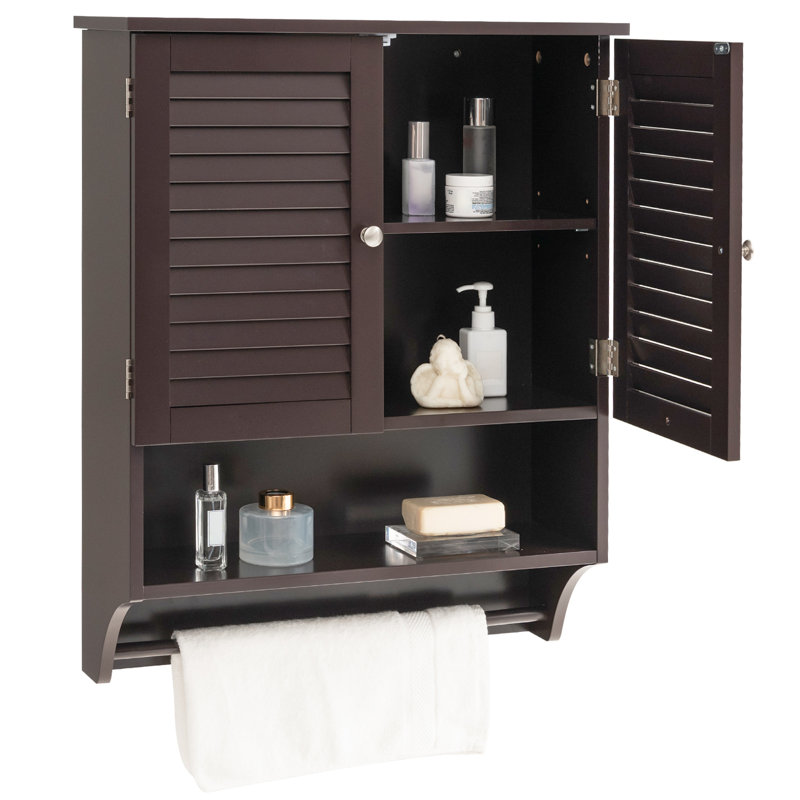 Daveah Bathroom Cabinet, Espresso