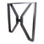 Pied de table en acier Jeaninne