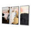 «Golden Full Moon Rising», ensemble de décorations murales paysage abstrait-523061005-523061042