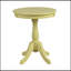 Table d'appoint à finition jaune clair Alger