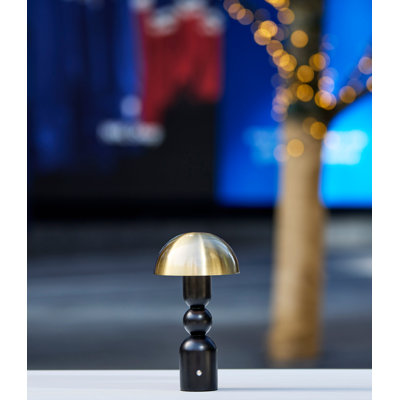 Connie LED Cordless Table Lamp- Black