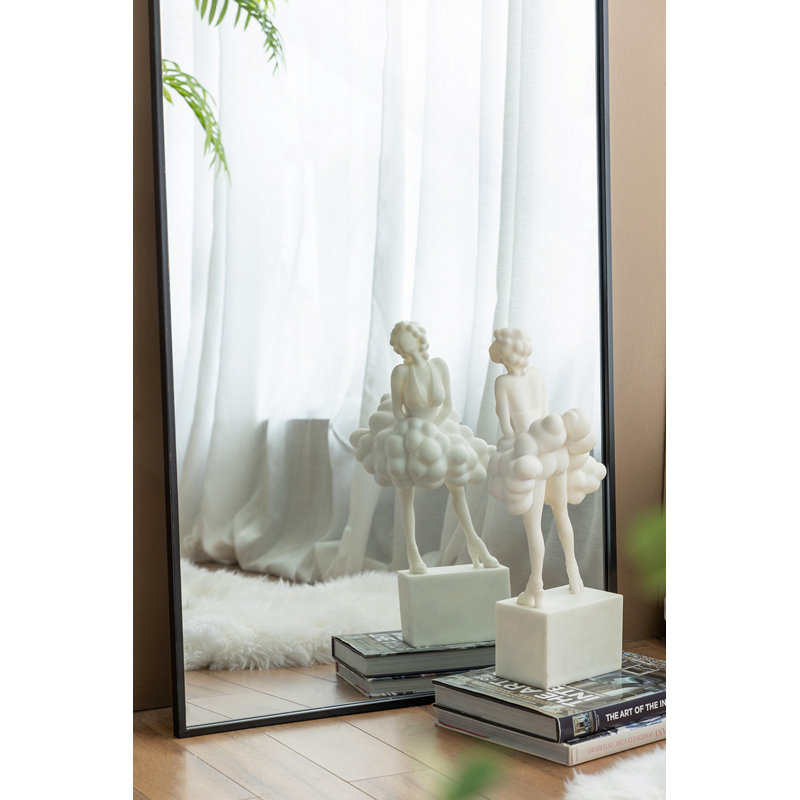 Miroir Celine, Noir, 74 po x 28 po