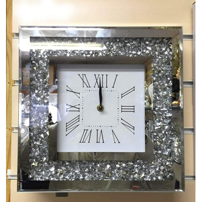 Glass Wall Clock
