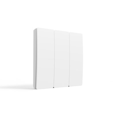 ENER-J ECO Series 3 Gang Wireless Kinetic Light Switch with  Battery-Free, IP65, RF 433MHz, White