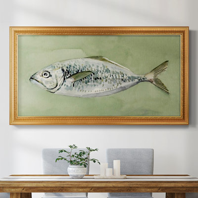 «Green Sea Swimmer II», reproduction d'un seul cadre photo sur toile