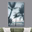 Cocotiers avec rivage, horizon, océan, plage, photographie, paysage nautique-101469230