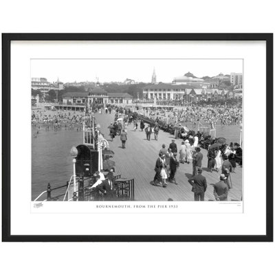 Bournemouth, From The Pier 1933 by Francis Frith - Single Picture Frame Print