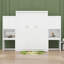 Grand lit escamotable avec armoire, bureau et coiffeuse-821976811