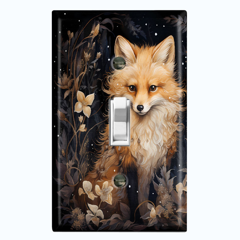 Nature Themed 1 - Gang Toggle Light Switch Standard Wall Plate