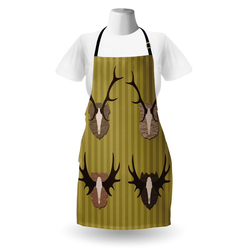 No Pattern Bib Apron