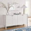 Buffet blanc festonné 4 portes Emmeline-106714567